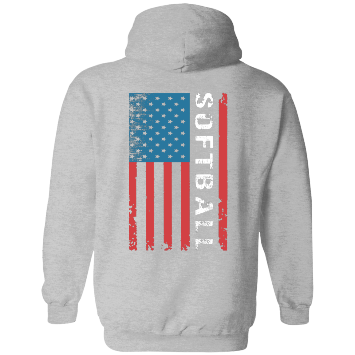 Softball Patriotic Hoodie