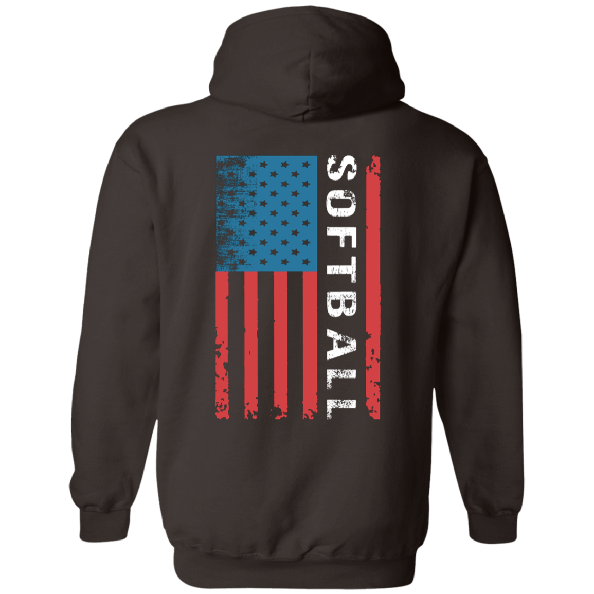 Softball Patriotic Hoodie