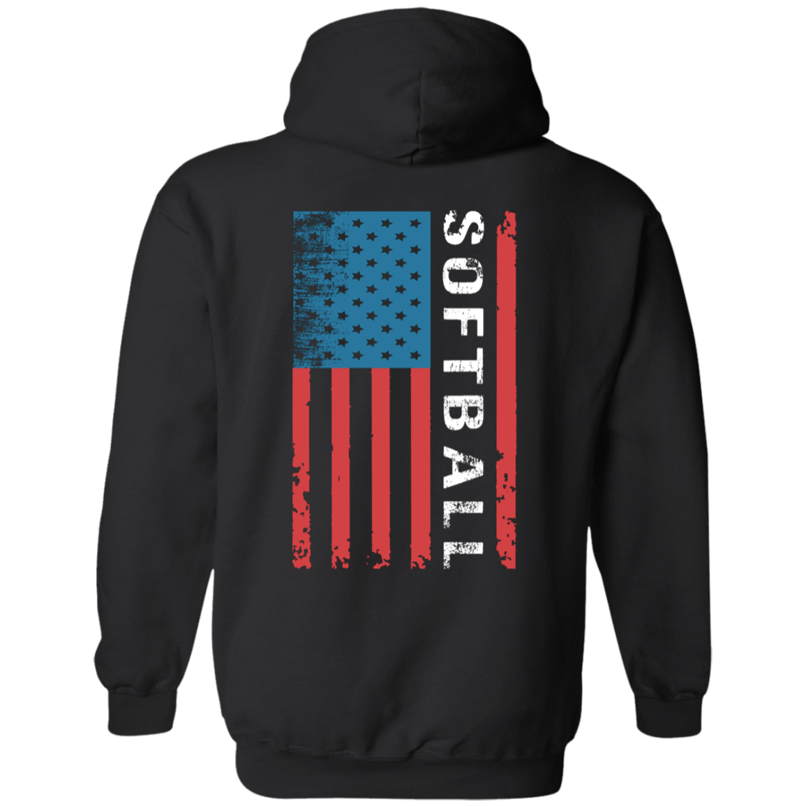 Softball Patriotic Hoodie