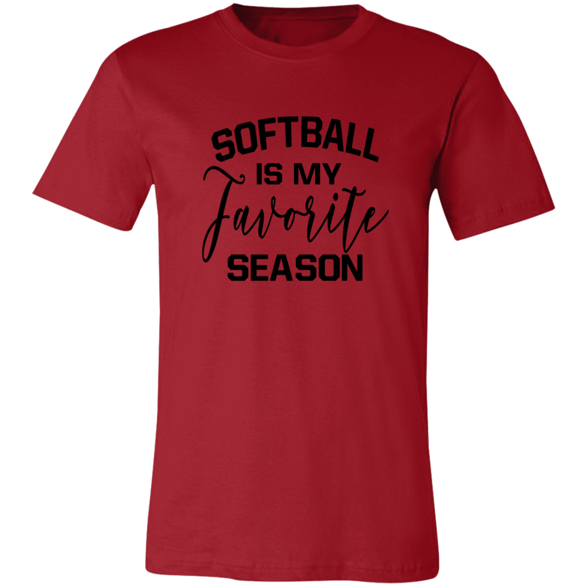Softball Is My Favorite Season T-Shirt