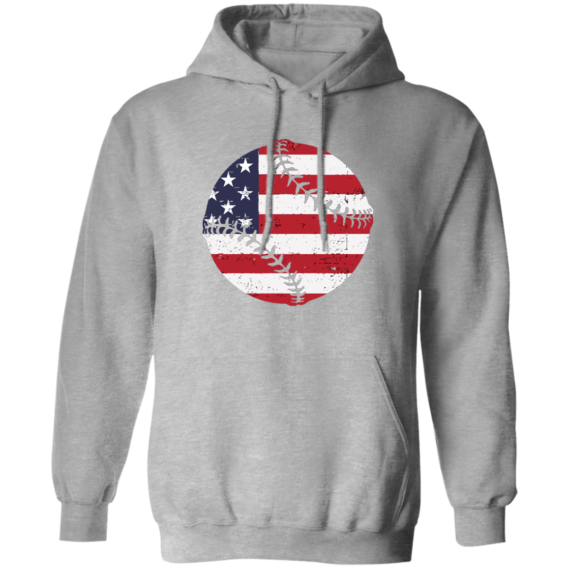 Red, White and Blue Softball Hoodie