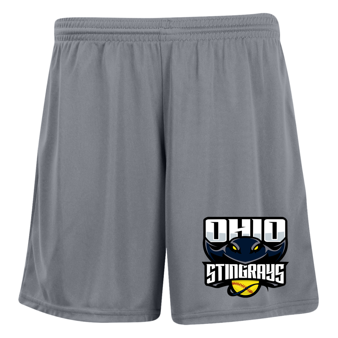 Ohio Stingrays Ladies' Moisture-Wicking 7 inch Inseam Training Shorts