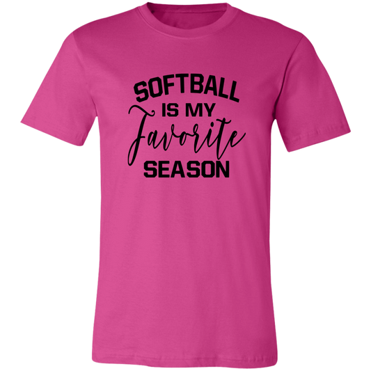 Softball Is My Favorite Season T-Shirt