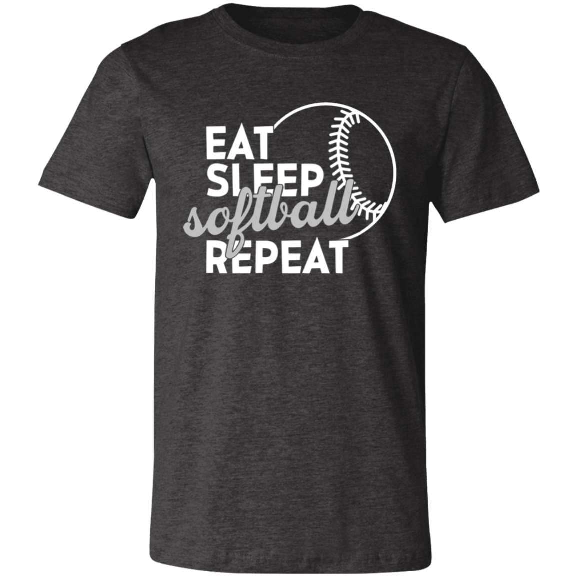 Eat Sleep Softball Repeat T-Shirt