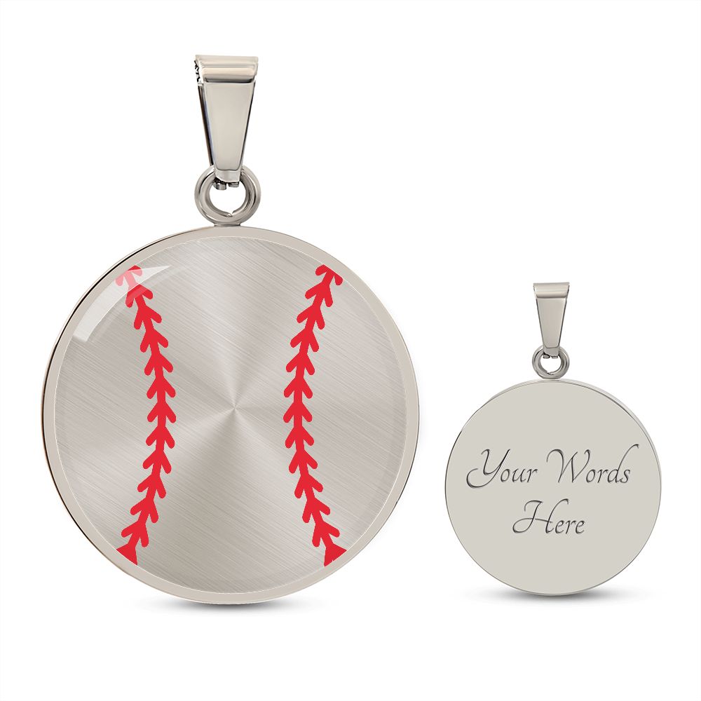 Softball Necklace