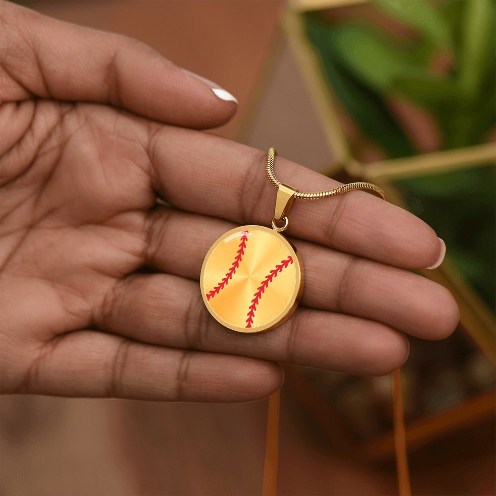 Softball Necklace