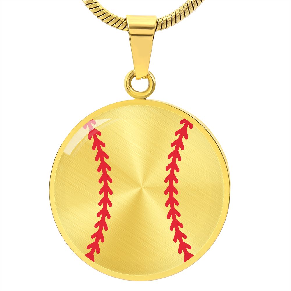 Softball Necklace