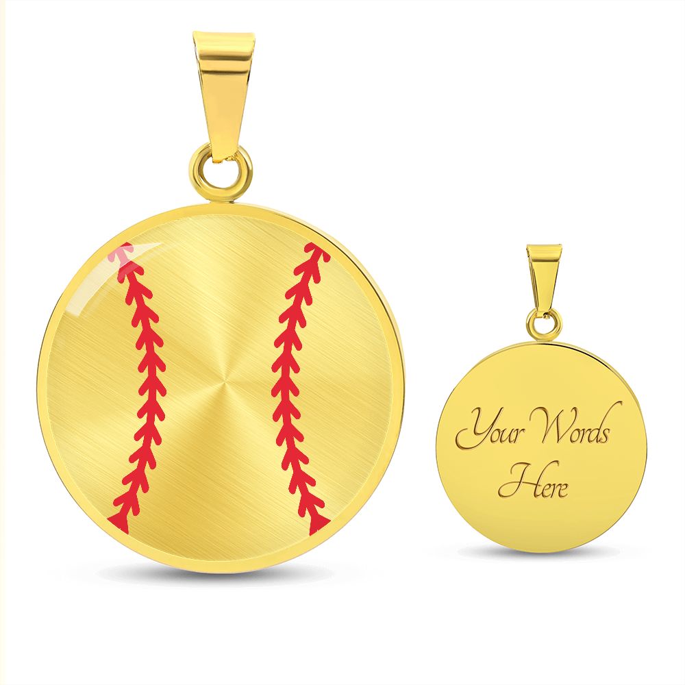 Softball Necklace