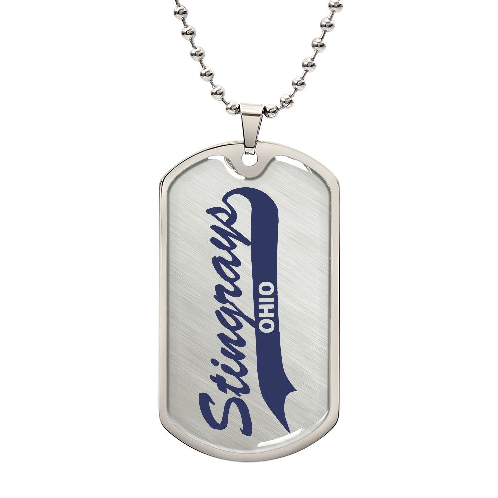 Ohio Stingrays Dog Tag Necklace