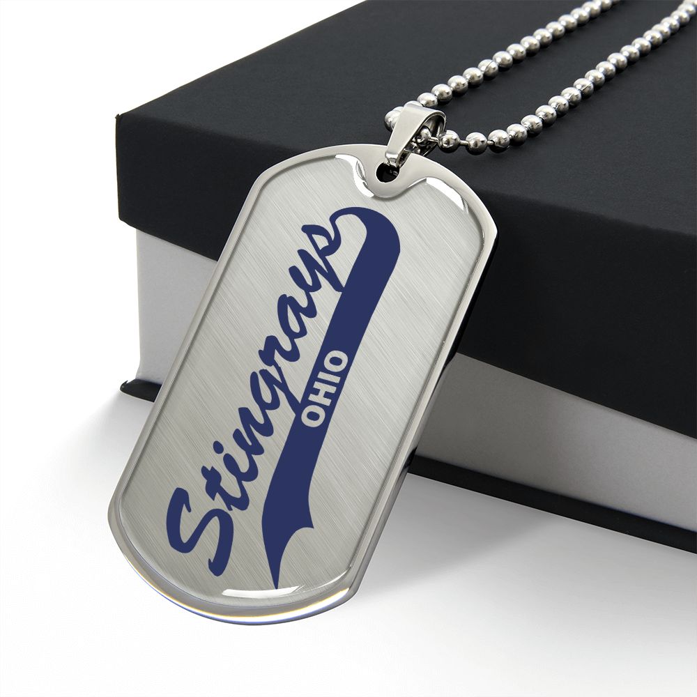 Ohio Stingrays Dog Tag Necklace