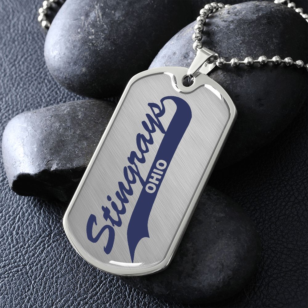 Ohio Stingrays Dog Tag Necklace