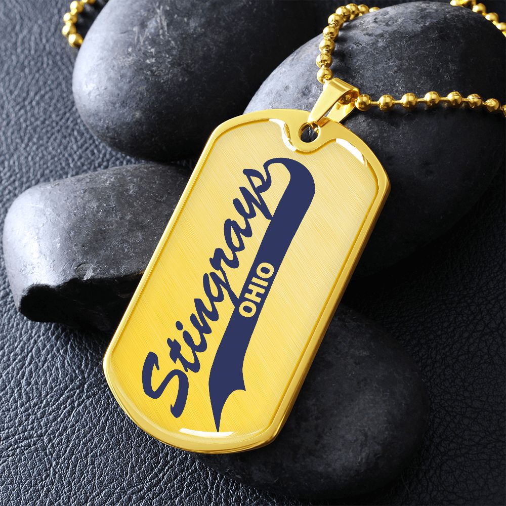 Ohio Stingrays Dog Tag Necklace